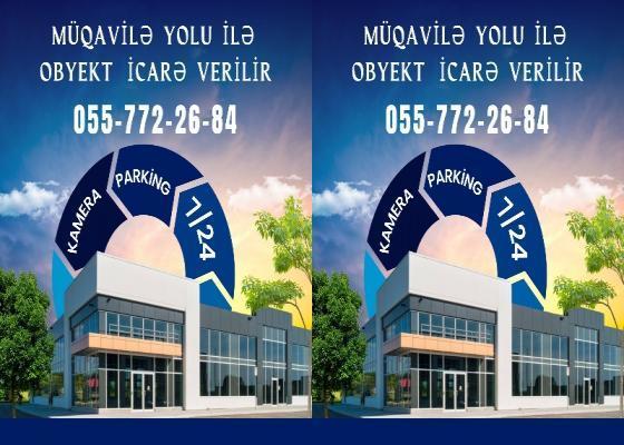 İcarəyə verilir 0 otaqlı 150 m<sup>2</sup> yeni tikili xetai  metrosunun  yani ünvanında